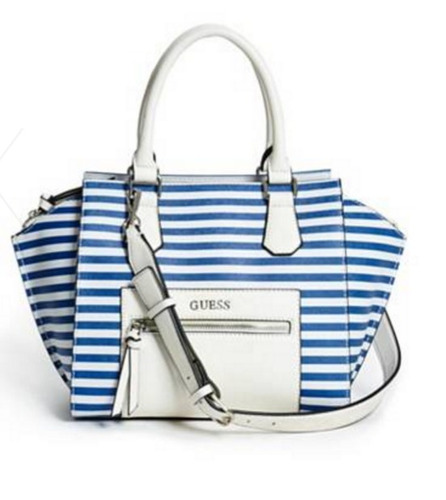 Cartera Guess Original Nueva Mill Creek Striped Satchel