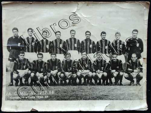 Foto Antigua Milán Grillo. A.c. Milan 1957-58. 36151