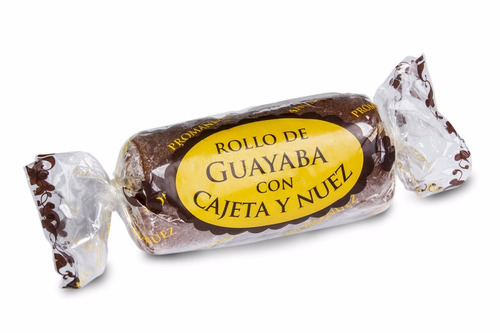 Paq 12 Rollo De Guayaba Relleno Cajeta Nuez Grande Promanue