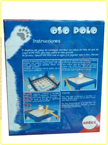 Imagen 3 de 5 de Oso Polo Juego De Mesa Simil Rompe Hielos Antex