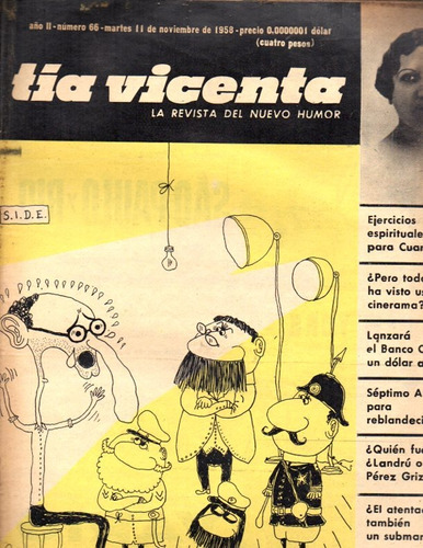Tia Vicenta Año 2 Numero 66 - 11 De Noviembre De 1958