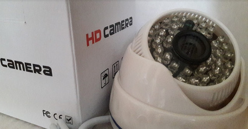 Camara De Seguridad Domo 1/3/ 1200tvl/ Lente 3.6mm/ 48leds