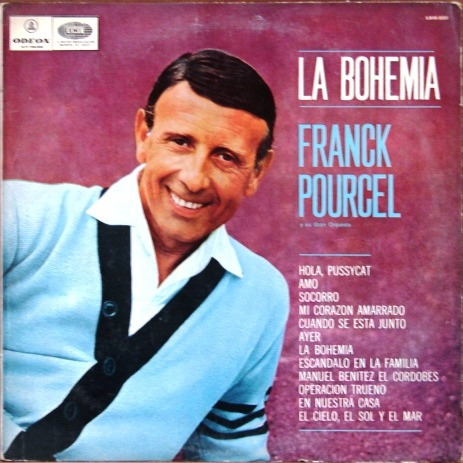 Franck Pourcel - La Bohemia - Lp Año 1967 - Orquesta