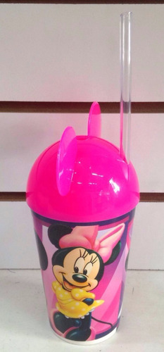 Vaso Pitillo Minnie Sorpresas Fiestas Piñatas Regalos