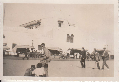 1937 Argel Fotografia Real De Calle Africa Algerie