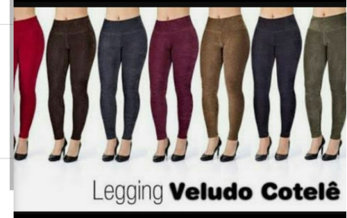 calça legging veludo por dentro