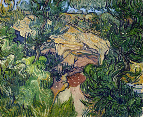 Lienzo Canvas Arte Vincent Van Gogh Entrada De Cantera 1889 