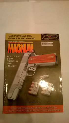 Revista Magnum 206 Pistola S&w Modelo 1911 45 Acp