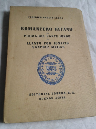 Romancero Gitano Por Garcia Lorca Poemas Envios C1