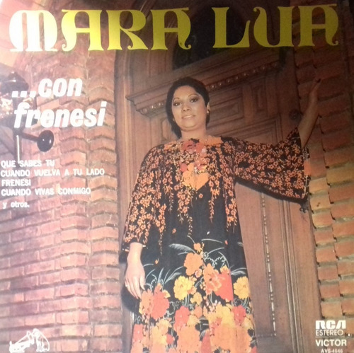 Mara Lua Con Frenesi 1975 Vinilo Argentino Lp Pvl