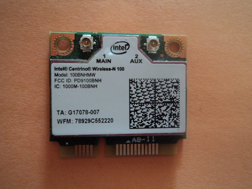 Tarjeta Inalambrica Wifi Acer One Mini D257 Ze6 Intel (Usado)