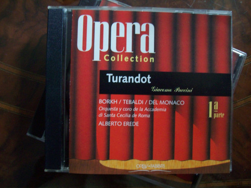 Puccini Turandot 2 Cds Opera Collection  Tebaldi Del Mona (x