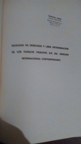 Derecho Internacional Contemporáneo Varios Autores