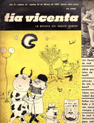 Tia Vicenta Año 3 Numero 81 - 24 De Febrero De 1959