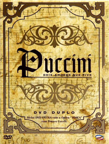 Puccini - Dois Amores Que Tive - Dvd Duplo - Tosca - Novo