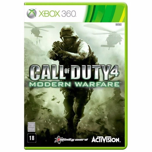 Call Of Duty 4 Modern Warfare Xbox 360 Mídia Física