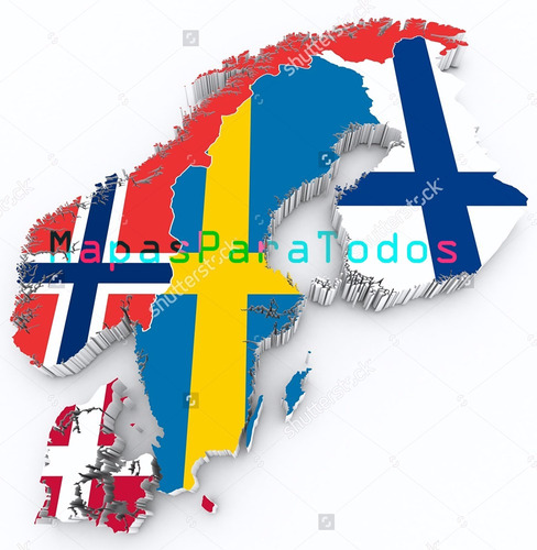 Mapas De Escandinavia P/gps Nuvi