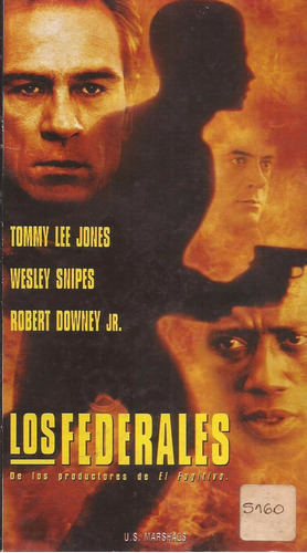 Los Federales Vhs U.s. Marshals Tommy Lee Jones Wesley Snipe