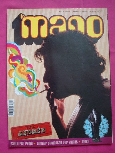 Revista La Mano N° 12 Marzo 2005 Andres Calamaro