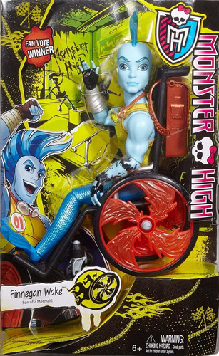 Monster High Finnegan Wake Hijo De La Sirena Bunny Toys