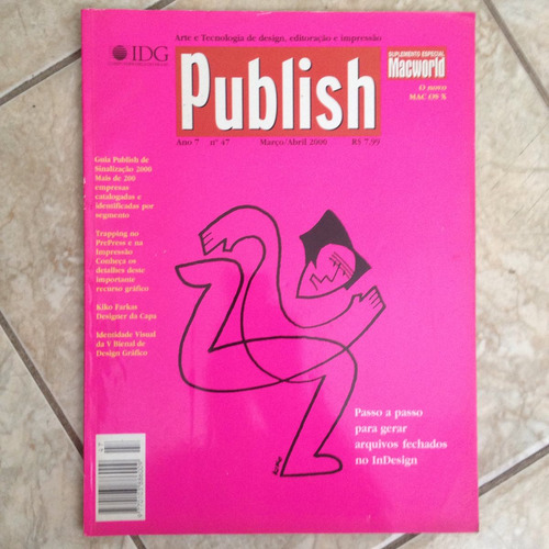 Revista Publish 47 2000 Arte Tecnologia Design Impressão