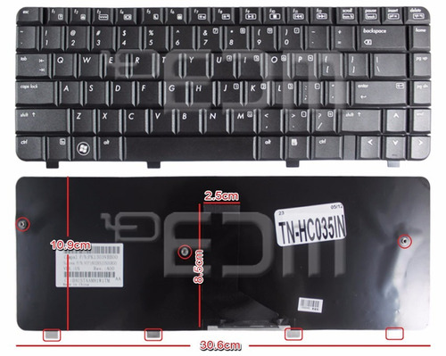 Teclado Nuevo Ingles (us) Hp Pavilion Dv4 Series Negro