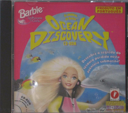 Aventuras De Barbie Ocean Discovery Cd-rom Em Português B1