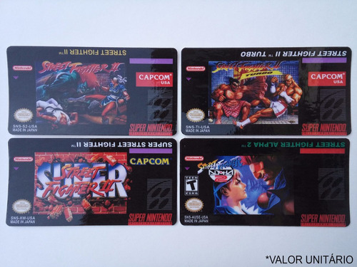 Labels Street Fighter Ii Turbo Alpha 2 Super Nintendo Snes