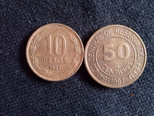 Moneda Perú 50 Céntimos 1987 (c19)