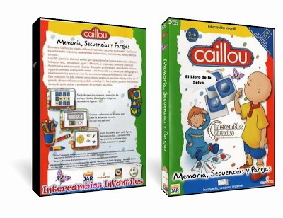 Educativo Caillou Memoria Secuencias Parejas (envío Digital)