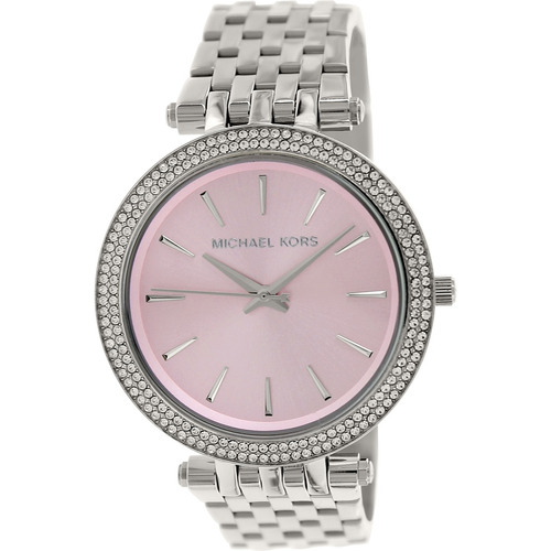 Reloj Michael Kors Para Mujer Mk3352 Tono Plata De Acero