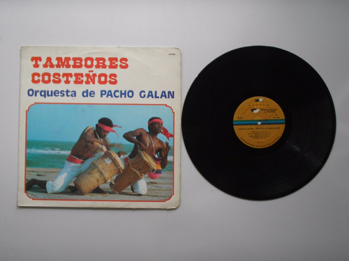 Lp Vinilo Orquesta De Pacho Galan Tambores Costeños 1987