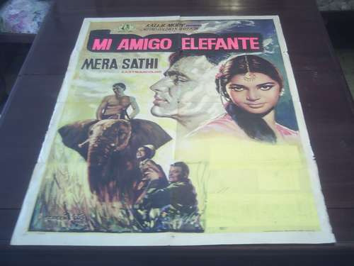 Poster Original Hindú Bandar Mera Sathi My Friend The Monkey
