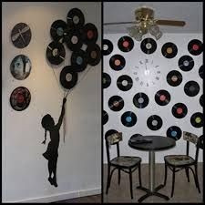 Kit Com 100 Discos De Vinil Para Artesanato Decoração 30 Cm
