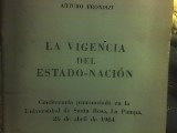 Arturo Frondizi -  La Vigencia Del Estado - Nación