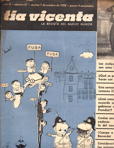 Tia Vicenta Año 2 Numero 61 - 7 De Octubre De 1958