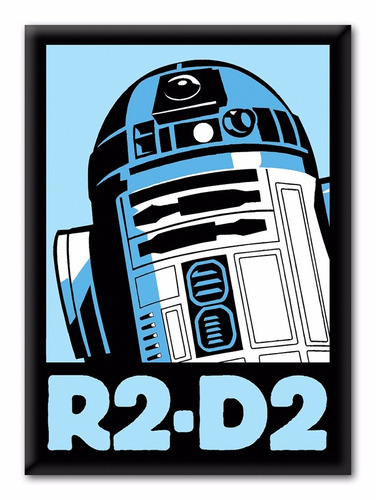 Imagem 1 de 1 de Star Wars R2-d2 - Ima Decorativo - Bonellihq F19