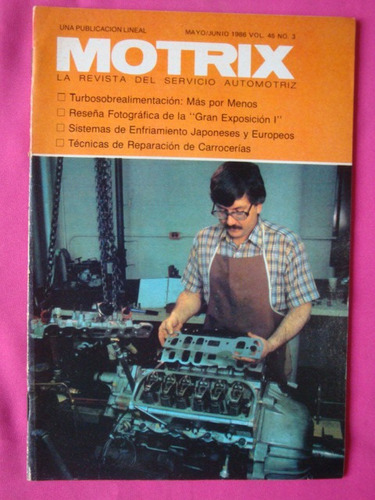 Revista Motrix Vol 45 Nº 3 1986 Turbosobrealimentacion