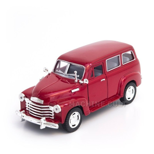 Miniatura Chevrolet Suburban 1950 Vermelho - 1:36