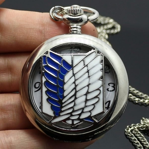 Reloj Bolsillo Shingeki No Kyojin Ataque A Los Titanes Anime