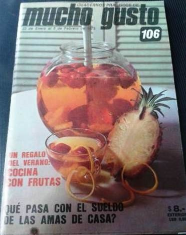 Revista Mucho Gusto Nº 106 - Vv Aa - Recetas, Costura - 1975