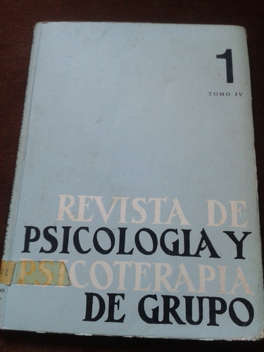 Revista De Psicologia Y Psicoterapia De Grupo Nº 1 C10