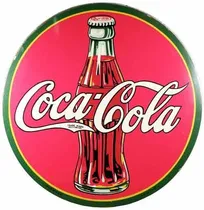 Comprar Carteles Antiguos De Chapa Gruesa 50cm Coca Cola Dr-02
