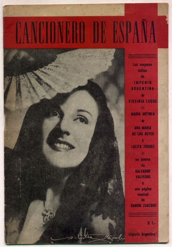 Cancionero De España Nº 2 Y 3 1952 (letras Y Partitura)