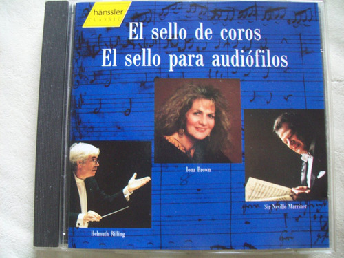 Cd Hanssler El Sello De Coros Para Audiófilos Bach Mozart (t