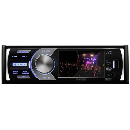 Dvd Cd Usb Player C/ Tv Digital 3 Pol. Flipdown Jvc Kd-av500