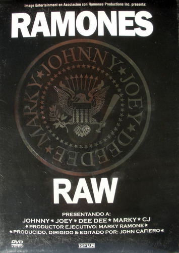 Dvd - Ramones - Raw - Nacional