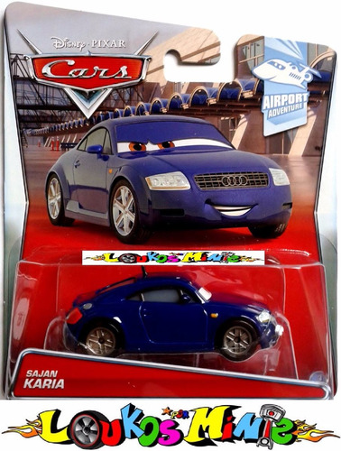 Disney Cars 2 Sajan Karia Audi Tt Airport Lacrado Mattel