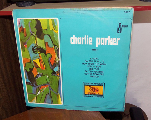 Lp Charlie Parker Volume 1 Archive Of Folk & Jazz Music 1969