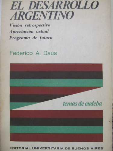 Libreriaweb El Desarrollo Argentino Por Federico A. Daus